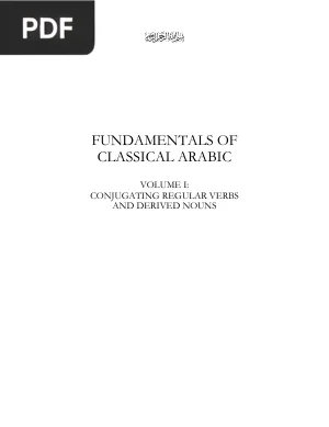 Fundamentals of Classical Arabic Vol. I